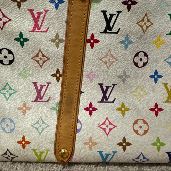 Louis Vuitton Multicolor Monogram Tote with Tan Accents - Picture 5 of 16